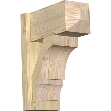 Ekena Millwork Balboa Craftsman Rough Sawn Outlooker, Douglas Fir, 8"W x 16"D x 20"H OUT08X16X20BOA04RDF